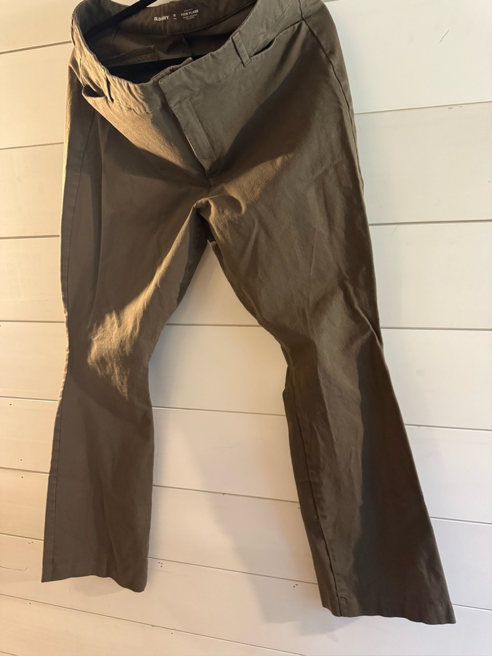 Old Navy Women's Brown Pixie Flare Pants